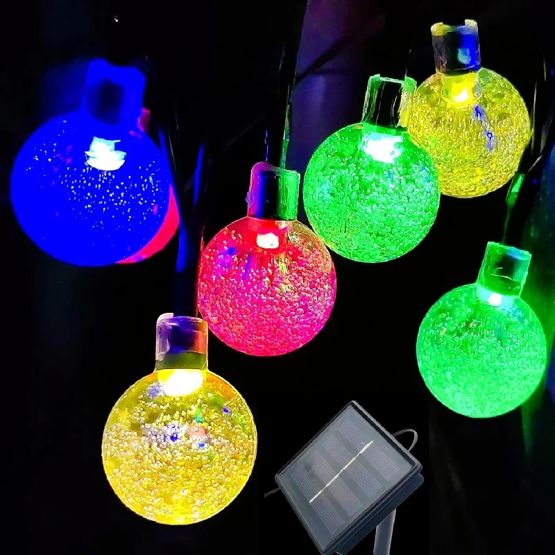Solar Fairy String Lights Outdoor Garden Crystal Ball Light 20/30/50/100 LEDs
Solar Fairy String Lights Outdoor Garden Crystal Ball Light 20/30/50/100 LEDs