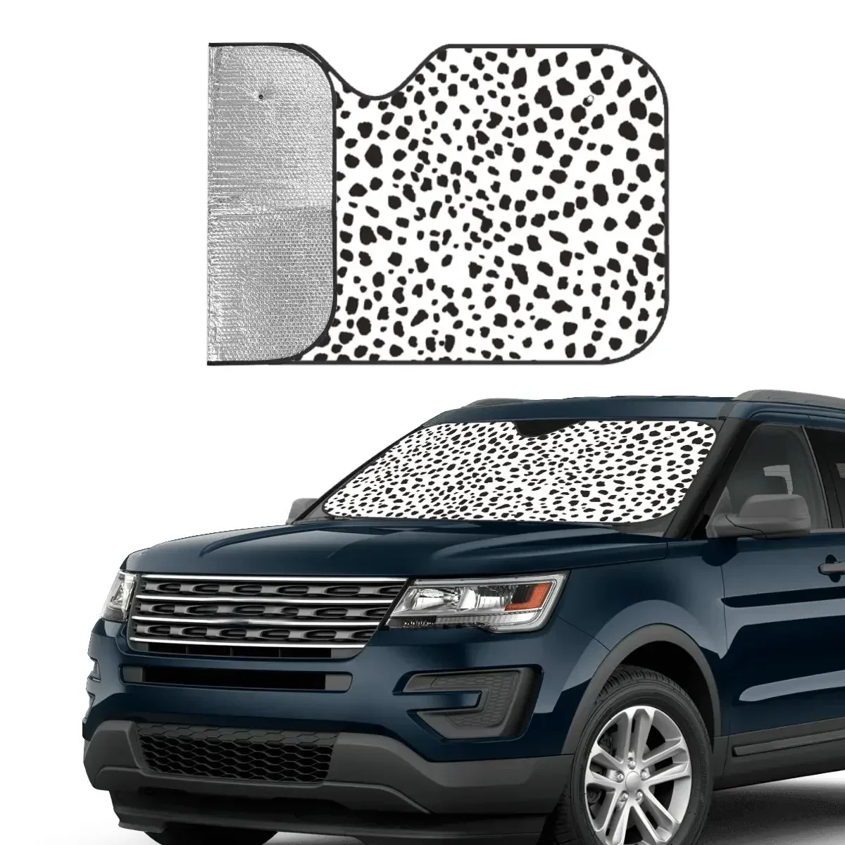 Dalmatian Cartoon Spot Dog Skin Sunshade Windscreen Universal Car Front Window Visor 76x140cm Car Window Windscreen Cover
Dalmatian Cartoon Spot Dog Skin Sunshade Windscreen Universal Car Front Window Visor 76x140cm Car Window Windscreen Cover