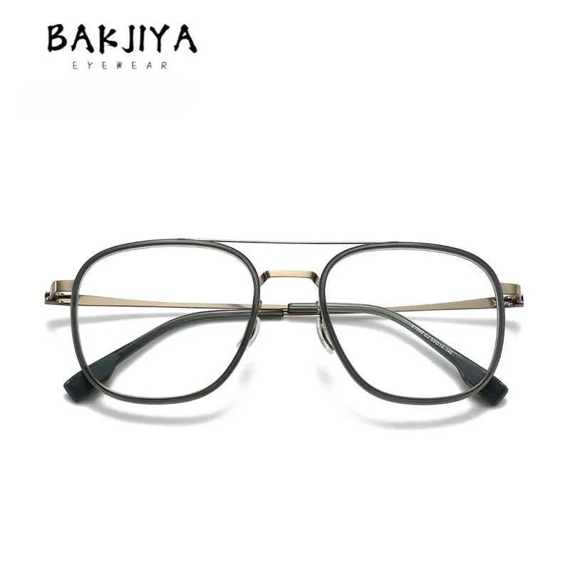 New Large Frame Square Double Beam Eyeglasses Frames Men and Women Fashion Retro Exquisite Acetate Optical Myopia Glasses Frames
New Large Frame Square Double Beam Eyeglasses Frames Men and Women Fashion Retro Exquisite Acetate Optical Myopia Glasses Frames