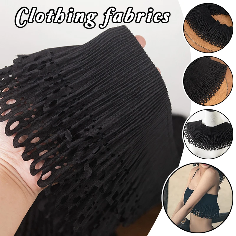 Double Layer Elastic Pleated Lace Ribbon Hollow Out Design Perfect for Clothing Decor Diy Crafts Needlework and Sewing Projects
Double Layer Elastic Pleated Lace Ribbon Hollow Out Design Perfect for Clothing Decor Diy Crafts Needlework and Sewing Projects