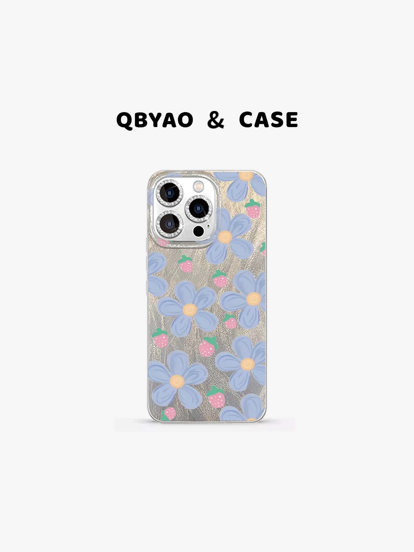 Jiabeiyao Silicone Phone Case Blue Flower Full Cover 16Promax New Model High-End Creative Cartoon Chain Design Anti-Fall
Jiabeiyao Silicone Phone Case Blue Flower Full Cover 16Promax New Model High-End Creative Cartoon Chain Design Anti-Fall