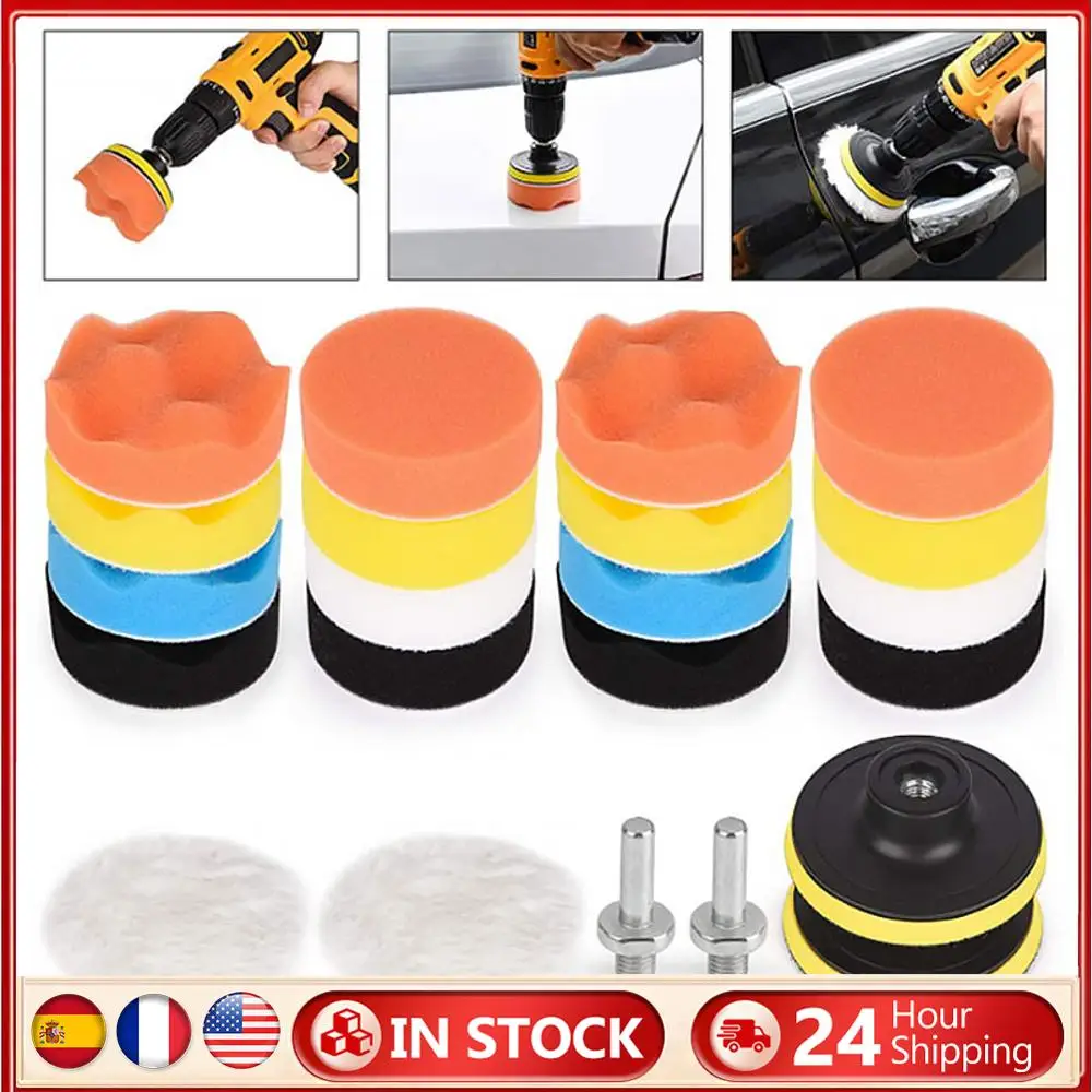 22 шт., 3-дюймовый пенопластовый буферный комплект, многоразовые автомобильные полировальные подушечки, комплект полировки воском, чистый полировщик для авто, мотоцикла, удаление царапин
22 шт., 3-дюймовый пенопластовый буферный комплект, многоразовые автомобильные полировальные подушечки, комплект полировки воском, чистый полировщик для авто, мотоцикла, удаление царапин