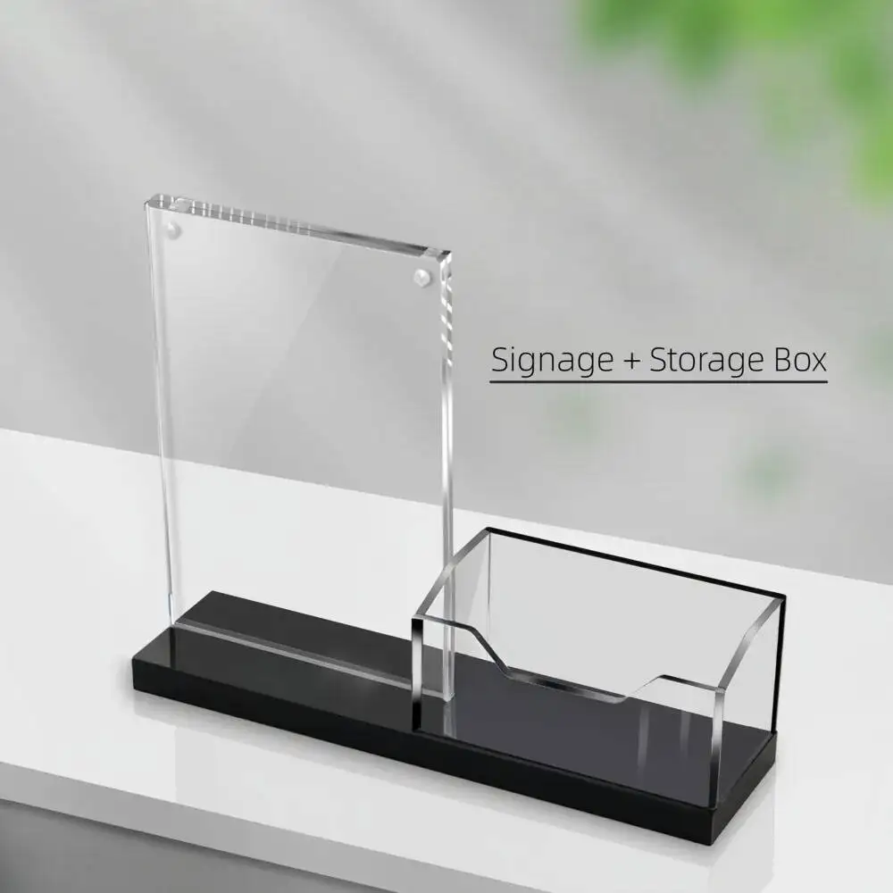 1PCS A6 Acrylic Desk Sign Double-sided Display Sign Multifunctional Drink Sign Suitable for Office/Hotel/Home Use
1PCS A6 Acrylic Desk Sign Double-sided Display Sign Multifunctional Drink Sign Suitable for Office/Hotel/Home Use