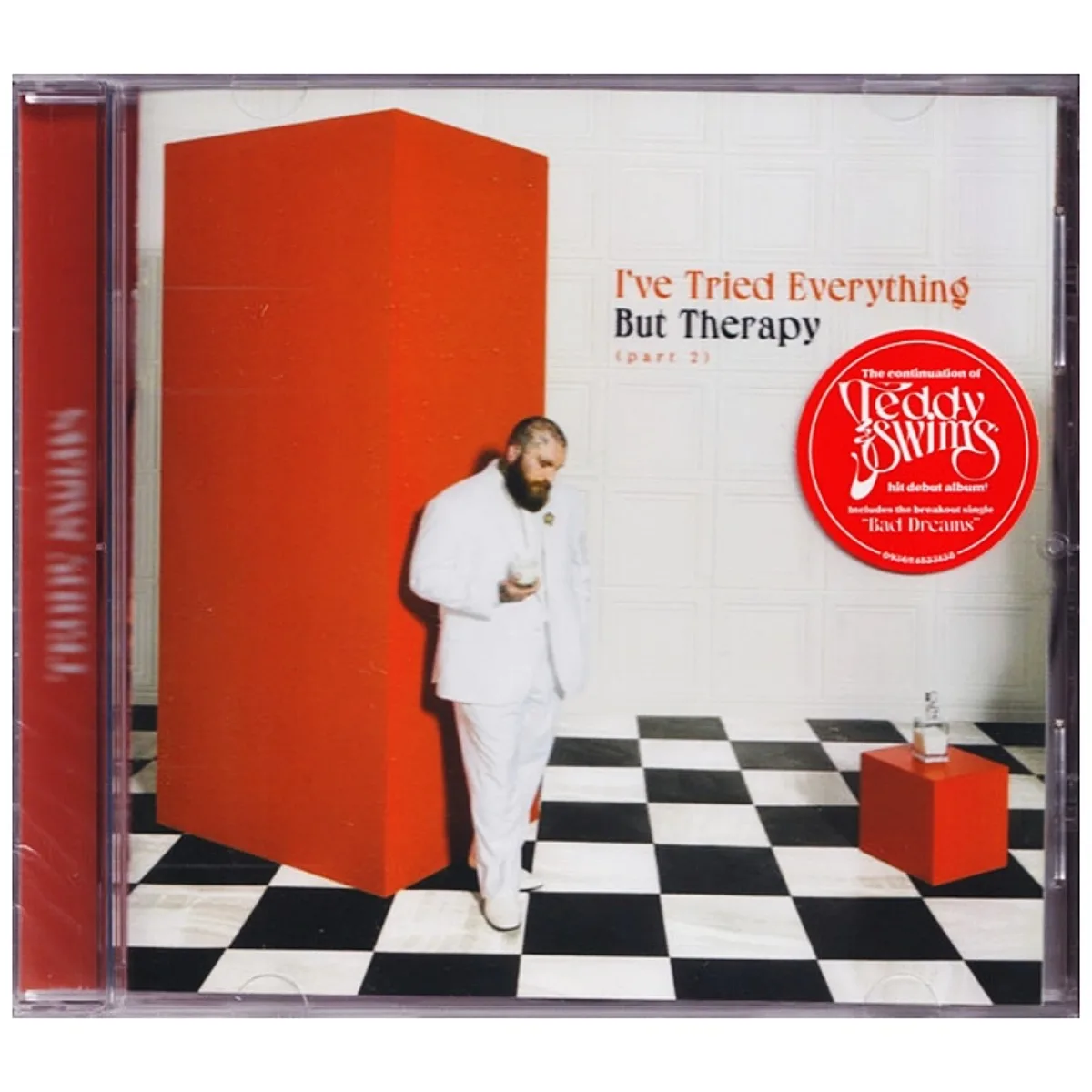 Teddy Swims "I've Tried Everything But Therapy Part 2" Album CD - Soulful Pop for Teddy Swims Fans & Music Collectors
Teddy Swims "I've Tried Everything But Therapy Part 2" Album CD - Soulful Pop for Teddy Swims Fans & Music Collectors