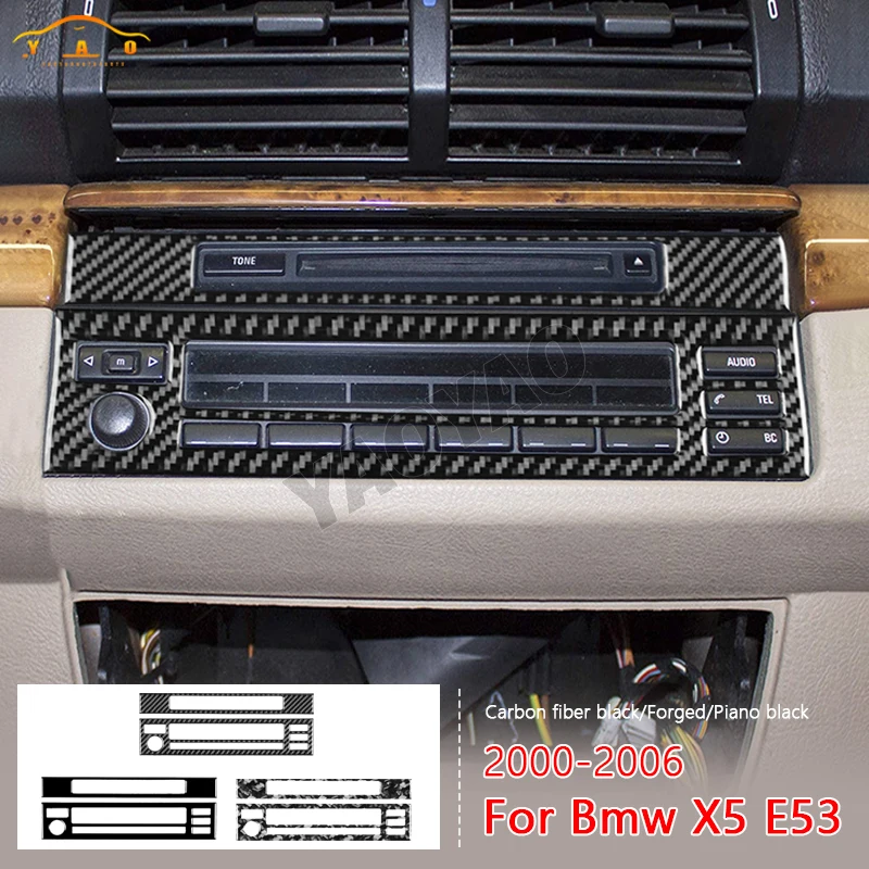 Car Sticker For BMW X5 E53 2000 2001 2002 2003 2004 2005 2006 Car Central Controls Radio CD Panel Cover Accessories 
Car Sticker For BMW X5 E53 2000 2001 2002 2003 2004 2005 2006 Car Central Controls Radio CD Panel Cover Accessories