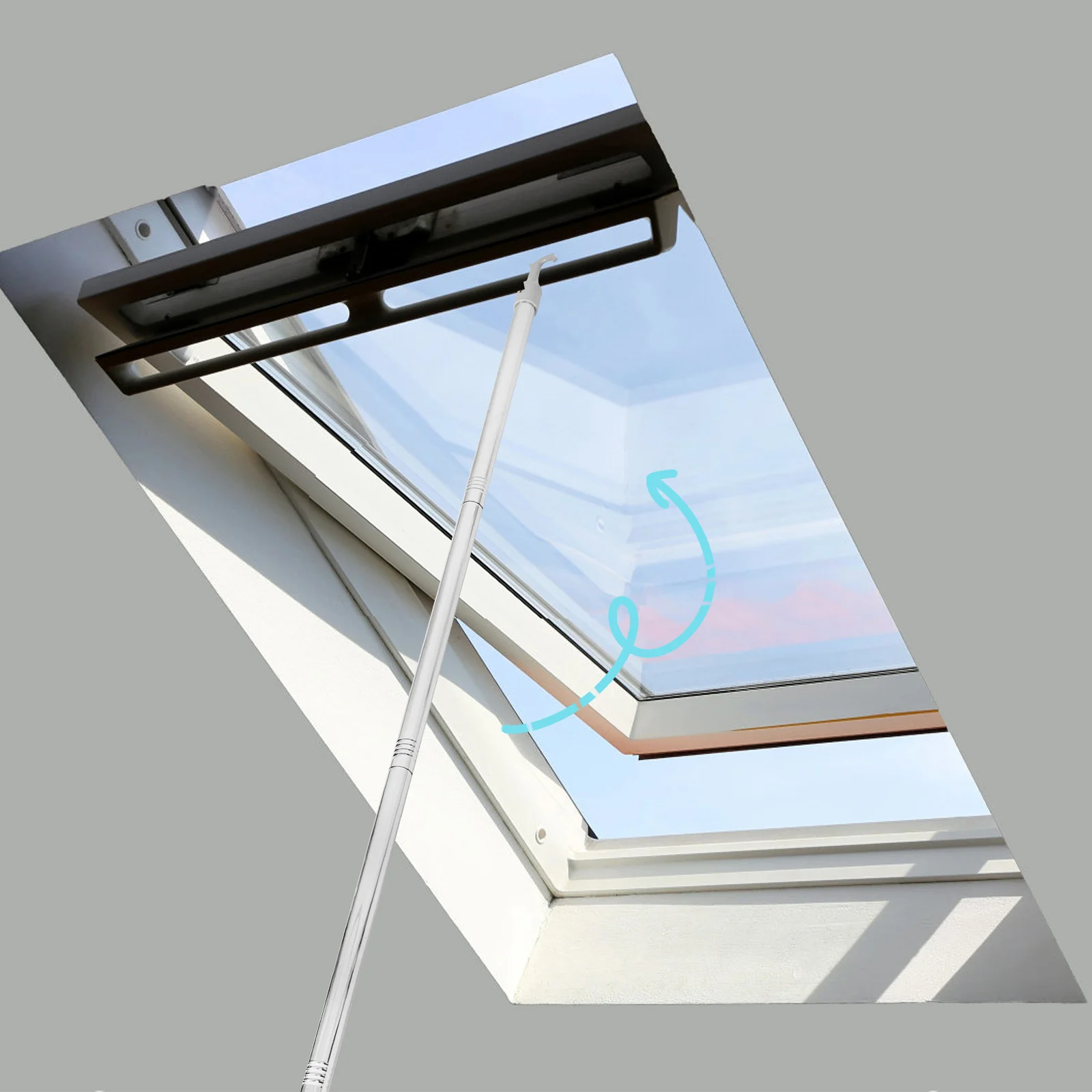 Adjustable 2 M Stainless Steel Skylight Pole with Hook Push Pull Rod for Curtains Heavy Duty Blind Wand Tool Universal Window
Adjustable 2 M Stainless Steel Skylight Pole with Hook Push Pull Rod for Curtains Heavy Duty Blind Wand Tool Universal Window