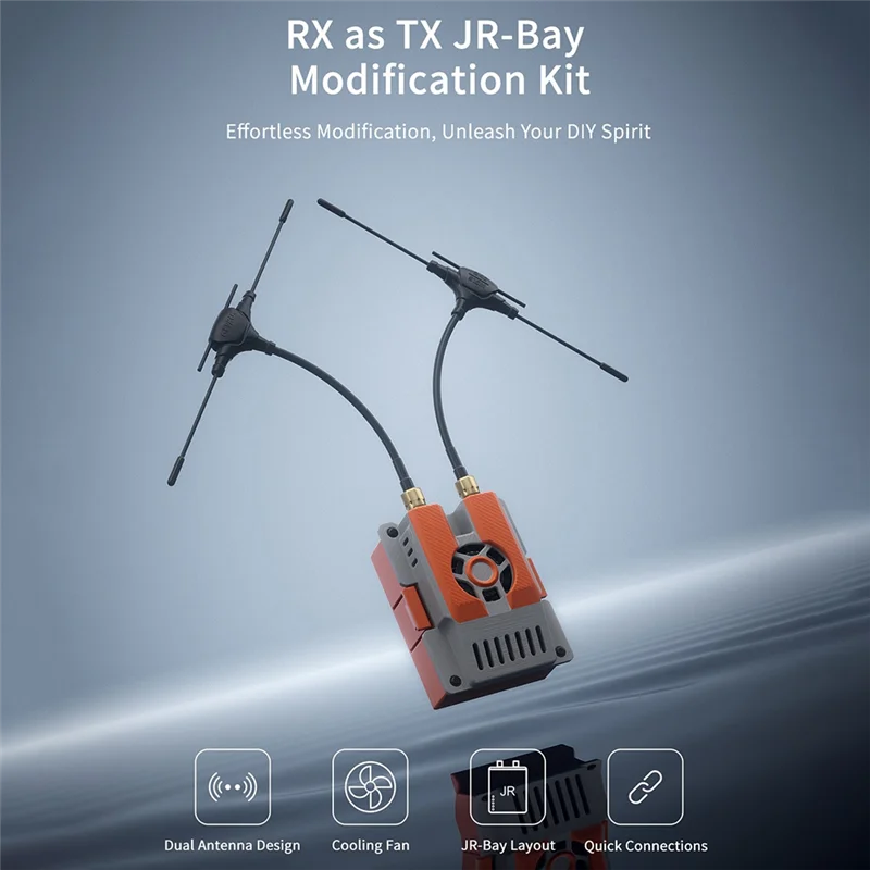 -T20C RX As TX JR-Bay Modification Kit Receiver Paired 915M/2.4G Mode For FPV Long Range Drone RC Airplane DIY Part
-T20C RX As TX JR-Bay Modification Kit Receiver Paired 915M/2.4G Mode For FPV Long Range Drone RC Airplane DIY Part