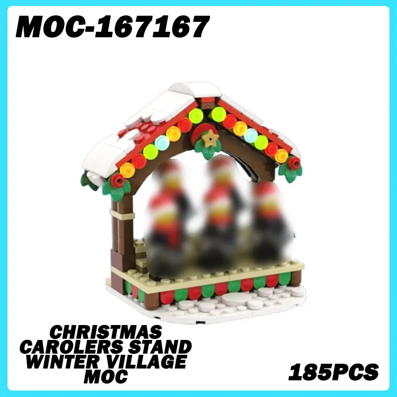 MOC-167167 Street View Series Christmas Carolers Stand Winter Village MOC DIY Bricks, Puzzle Model Toys Birthday Gift 185PCS
MOC-167167 Street View Series Christmas Carolers Stand Winter Village MOC DIY Bricks, Puzzle Model Toys Birthday Gift 185PCS