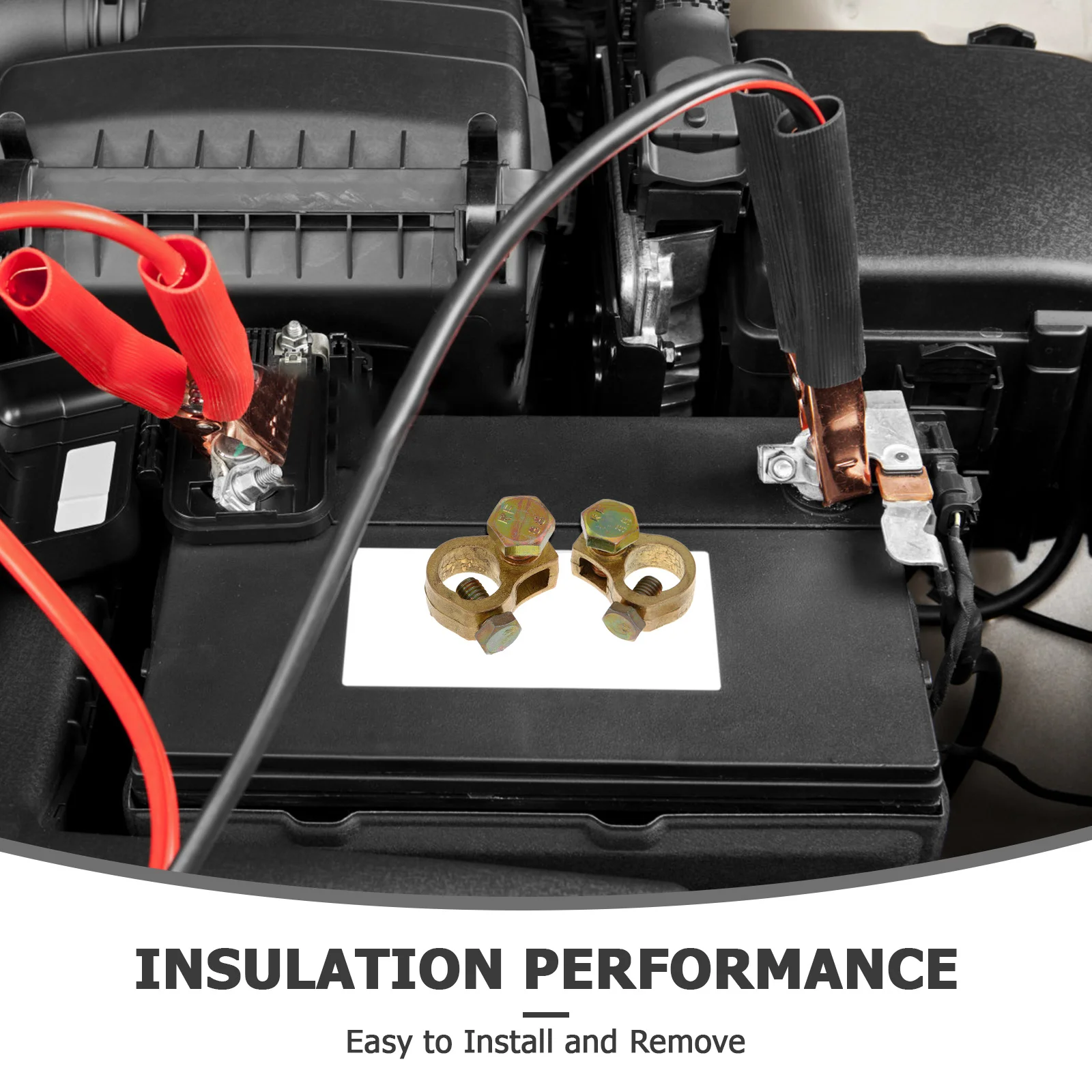 2pcs Heavy Duty Copper Truck Terminal Connectors Thickened Design For Stable Current Transmission Auto Car Clamp
2pcs Heavy Duty Copper Truck Terminal Connectors Thickened Design For Stable Current Transmission Auto Car Clamp