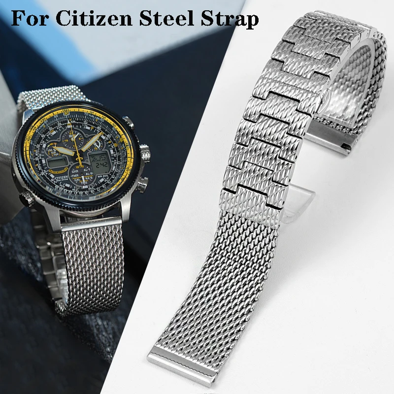 Milan mesh stainless steel High quality bracelet 22mm 23mm for Citizen JY8037 JY8031 JY8078 Watch strap men's luxury watchbands
Milan mesh stainless steel High quality bracelet 22mm 23mm for Citizen JY8037 JY8031 JY8078 Watch strap men's luxury watchbands
