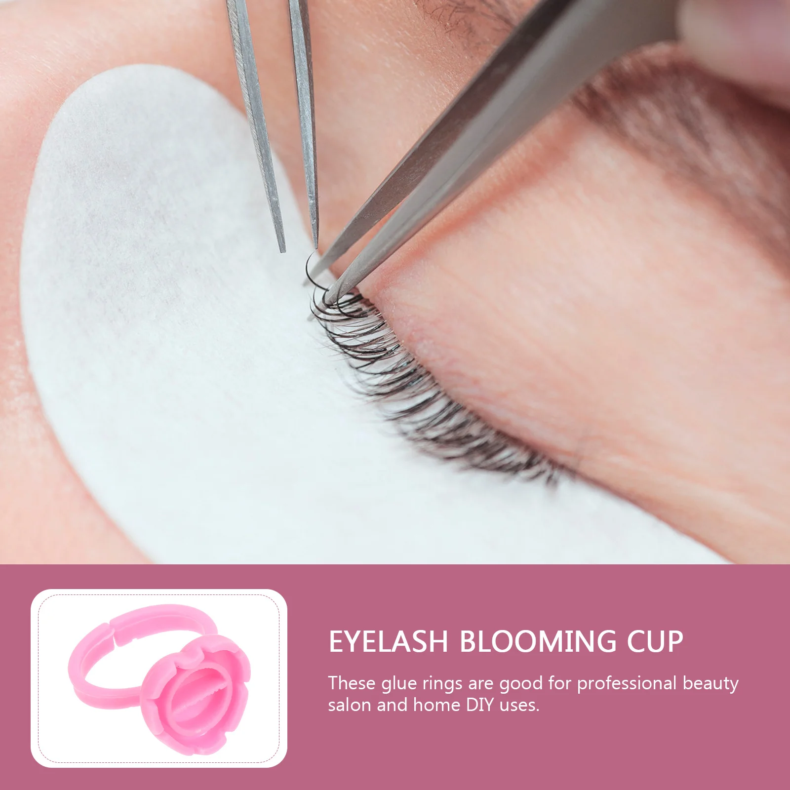 100pcs Eyelash Glue Cup Lash Extension Holder For Salon Diy Use Hygienic Lightweight Glue Container Portable Makeup Tool
100pcs Eyelash Glue Cup Lash Extension Holder For Salon Diy Use Hygienic Lightweight Glue Container Portable Makeup Tool