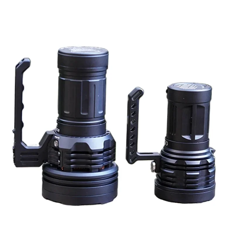 Outdoor Rescue Search Adventure High Power Strong Light Highlight Professional Waterproof Flashlight