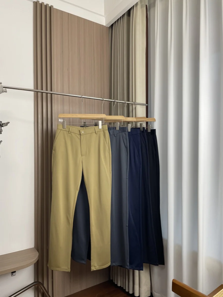 Охлаждающие дышащие мужские повседневные брюки для деловых поездок, весна-лето, прямые длинные брюки, молодежные брюки активного цвета
Охлаждающие дышащие мужские повседневные брюки для деловых поездок, весна-лето, прямые длинные брюки, молодежные брюки активного цвета