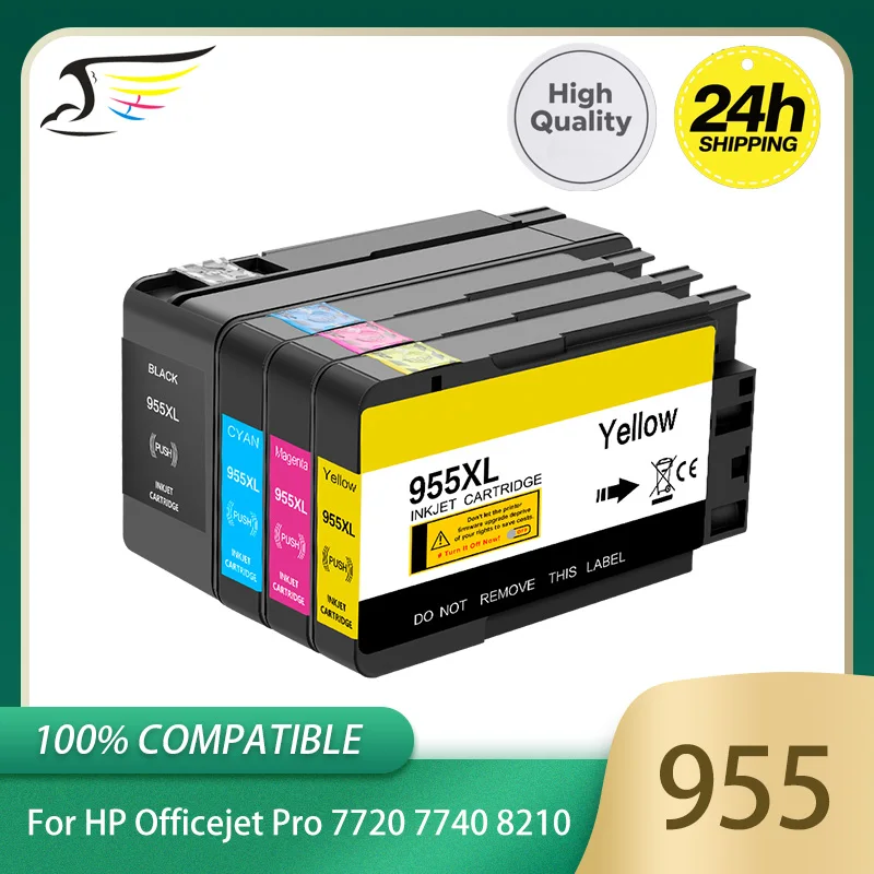 BFHH New 955 953 954 952 955XL 952XL 953XL 954XL Ink Cartridge for HP Officejet Pro 7740 8710 8715 8716 8725 P2724dw Printer
BFHH New 955 953 954 952 955XL 952XL 953XL 954XL Ink Cartridge for HP Officejet Pro 7740 8710 8715 8716 8725 P2724dw Printer