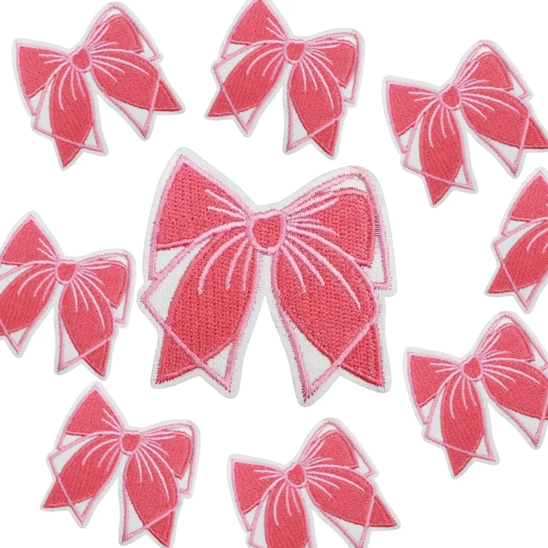 Patches Iron On Clothing Hat Bag Shoe 1PCS Pink Bows Embroidered Repair Material Phone Gift Box Decor DIY Accessory
Patches Iron On Clothing Hat Bag Shoe 1PCS Pink Bows Embroidered Repair Material Phone Gift Box Decor DIY Accessory