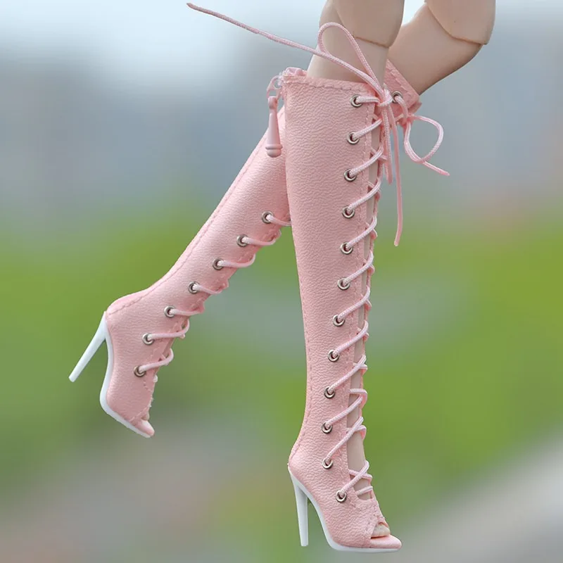 1/6 Scale Female Soldier Multicolor High Tube Lace Up Knee Fish Mouth Boots Shoes Model for 12'' Action Figures BJD FR2 Body
1/6 Scale Female Soldier Multicolor High Tube Lace Up Knee Fish Mouth Boots Shoes Model for 12'' Action Figures BJD FR2 Body
