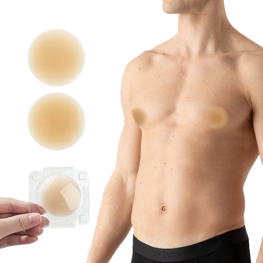 For Men Silicone Nipple Cover Liners Adhesive Breast Boob Tape Invisible Chest Stickers Sticky Bra Pads Intimate Accessories 5cm
For Men Silicone Nipple Cover Liners Adhesive Breast Boob Tape Invisible Chest Stickers Sticky Bra Pads Intimate Accessories 5cm