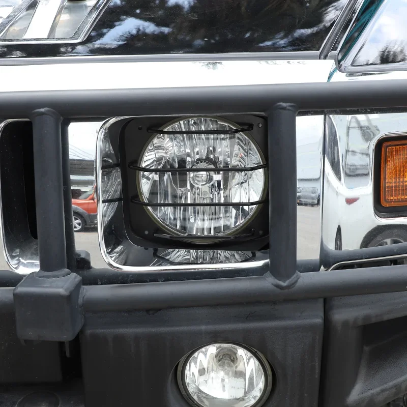 For Hummer H2 Stainless Steel Carbon Black Car Front Headlight Light Lamp Cover Decorative Stickers Car Accessories 2003-2009
For Hummer H2 Stainless Steel Carbon Black Car Front Headlight Light Lamp Cover Decorative Stickers Car Accessories 2003-2009