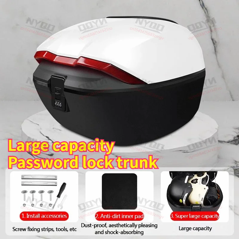 Universal Motorcycle Trunk Password Lock Thickened Large-capacity Waterproof and Shockproof Trunk Motorcycle Toolbox
Universal Motorcycle Trunk Password Lock Thickened Large-capacity Waterproof and Shockproof Trunk Motorcycle Toolbox