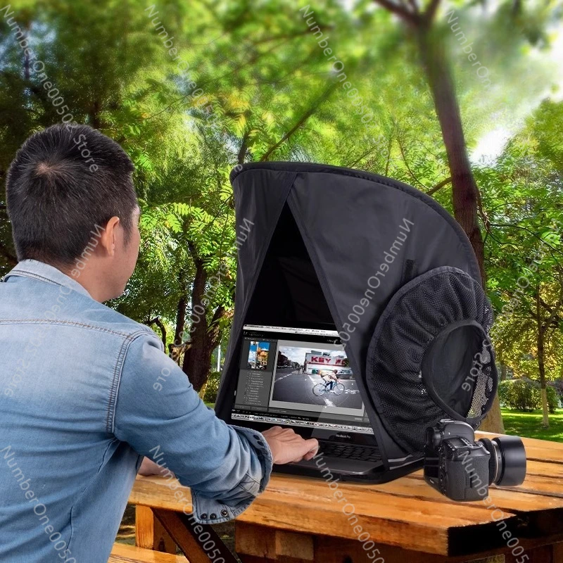 Laptop hood folding 17-inch outer shot outdoor sunshade, rain and sand-proof wind and snow protective cover
Laptop hood folding 17-inch outer shot outdoor sunshade, rain and sand-proof wind and snow protective cover