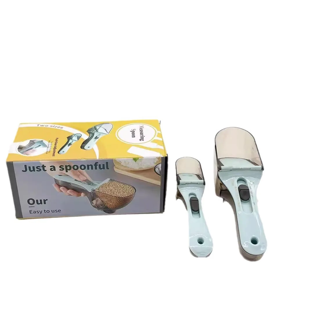 Measuring spoon 2-piece set Measuring spoon Adjustable measuring spoon, kitchen tool plastic scale Measuring spoon
Measuring spoon 2-piece set Measuring spoon Adjustable measuring spoon, kitchen tool plastic scale Measuring spoon
