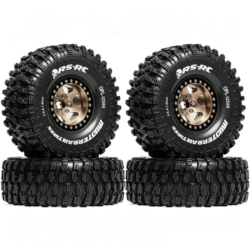 4Pcs 1.9 Beadlock Wheel Aluminum and1.9 RC Crawler Tires for 1/10 RC Crawler Car Axial SCX10 Wraith RR10 Traxxas TRX4
4Pcs 1.9 Beadlock Wheel Aluminum and1.9 RC Crawler Tires for 1/10 RC Crawler Car Axial SCX10 Wraith RR10 Traxxas TRX4