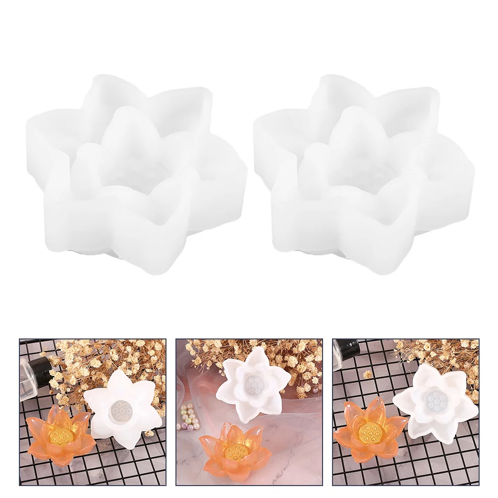 2 pcs Lotus Creative Crystal Epoxy Mold for Silicone Mold Making Concrete Clay DIY Jewelry Accessories Easy Clean Portable
2 pcs Lotus Creative Crystal Epoxy Mold for Silicone Mold Making Concrete Clay DIY Jewelry Accessories Easy Clean Portable