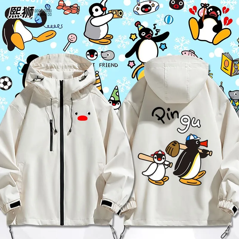 Penguin Fly Cartoon Windbreaker Jaet Men's Spring Autumn Outerwear Anime Themed Loose Fit Polyester Long Sve Zipper C...
Penguin Fly Cartoon Windbreaker Jaet Men's Spring Autumn Outerwear Anime Themed Loose Fit Polyester Long Sve Zipper C...