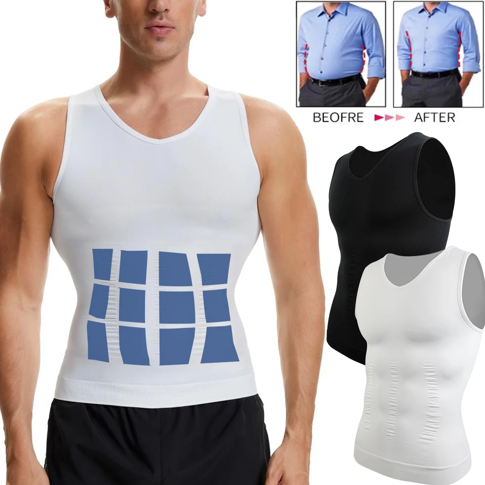 Men Body Slimmer Vest Waist Trainer Compression Tank Top V-neck Abs Abdomen Slim Gym Workout Tummy Control Weight Loss Shapewear
Men Body Slimmer Vest Waist Trainer Compression Tank Top V-neck Abs Abdomen Slim Gym Workout Tummy Control Weight Loss Shapewear