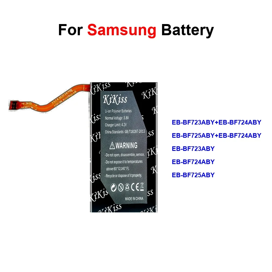 Battery For Samsung Galaxy Z Flip 4 F723 F724 SM-F7210 5G EB-BF725ABY+EB-BF724ABY EB-BF723ABY+EB-BF724ABY EB-BF724ABY
Battery For Samsung Galaxy Z Flip 4 F723 F724 SM-F7210 5G EB-BF725ABY+EB-BF724ABY EB-BF723ABY+EB-BF724ABY EB-BF724ABY