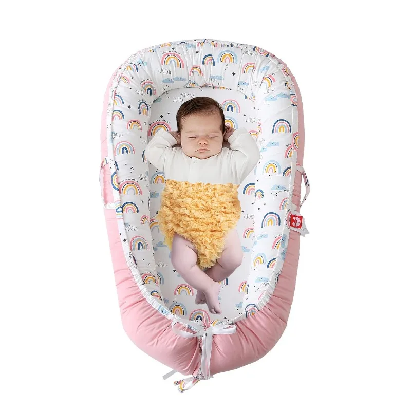 Lounger for Newborn 0-24 Months, Infant Cosleeper Bed for Baby Girls, Breathable & Soft Cotton Snuggle Nest Cover, Portable
Lounger for Newborn 0-24 Months, Infant Cosleeper Bed for Baby Girls, Breathable & Soft Cotton Snuggle Nest Cover, Portable