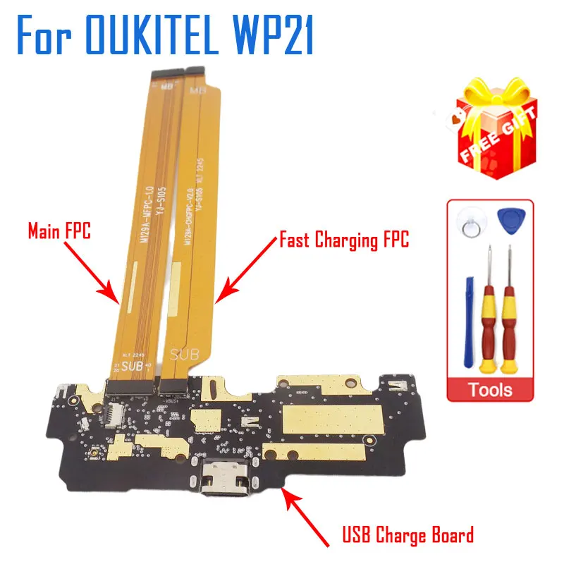 Original OUKITEL WP21 USB Board Charging Port Board With Main FPC And Fast Charging FPC Accessories For Oukitel WP21 Smart Phone
Original OUKITEL WP21 USB Board Charging Port Board With Main FPC And Fast Charging FPC Accessories For Oukitel WP21 Smart Phone