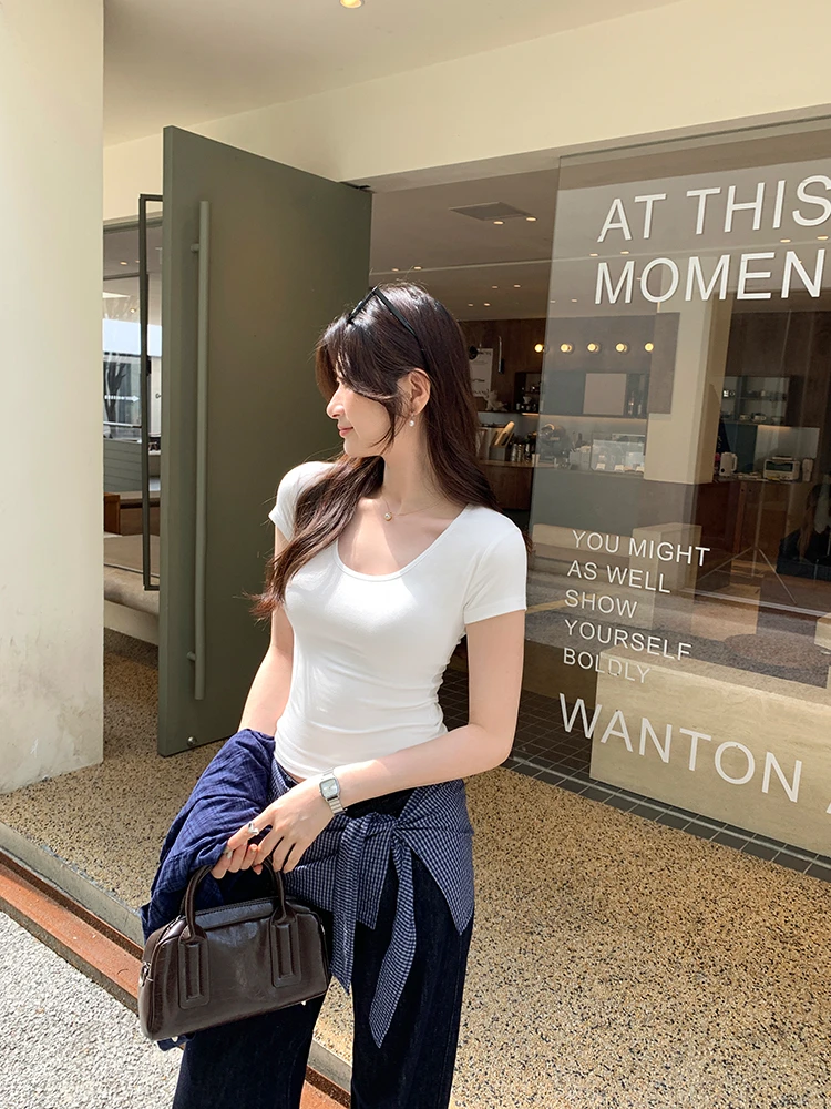 Summer Women T Shirt T-Shirt Woman Clothes Tops Tshirt Female Crop Top Tees Y2k Para Mujer Ropa De Mujer Roupas Feminina Traf
Summer Women T Shirt T-Shirt Woman Clothes Tops Tshirt Female Crop Top Tees Y2k Para Mujer Ropa De Mujer Roupas Feminina Traf
