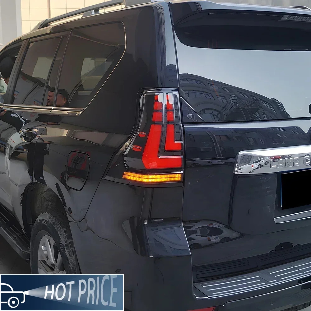 Автомобильный задний фонарь для Toyota Prado 2010-2017, светодиодные автоматические задние задние фонари в сборе, обновленная высокая конфигурация, аксессуары в стиле Lexus
Автомобильный задний фонарь для Toyota Prado 2010-2017, светодиодные автоматические задние задние фонари в сборе, обновленная высокая конфигурация, аксессуары в стиле Lexus