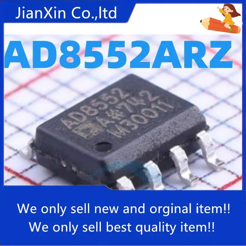 10pcs 100% orginal new AD8552A AD8552ARZ AD8552AR AD8552 SOP8 Operational Amplifier
10pcs 100% orginal new AD8552A AD8552ARZ AD8552AR AD8552 SOP8 Operational Amplifier