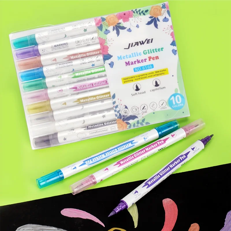 10 color/double head acrylic marker Art Graffiti painting can be stacked soft head color beauty pen set
10 color/double head acrylic marker Art Graffiti painting can be stacked soft head color beauty pen set