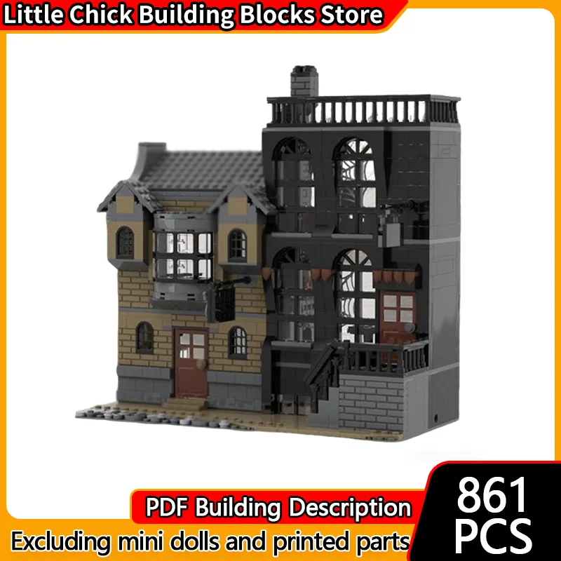 Волшебная модель фильма MOC, строительные кирпичи, сцена кино, уличный магазин, модульная технология, детские праздничные подарки, сборные игрушки, костюм
Волшебная модель фильма MOC, строительные кирпичи, сцена кино, уличный магазин, модульная технология, детские праздничные подарки, сборные игрушки, костюм