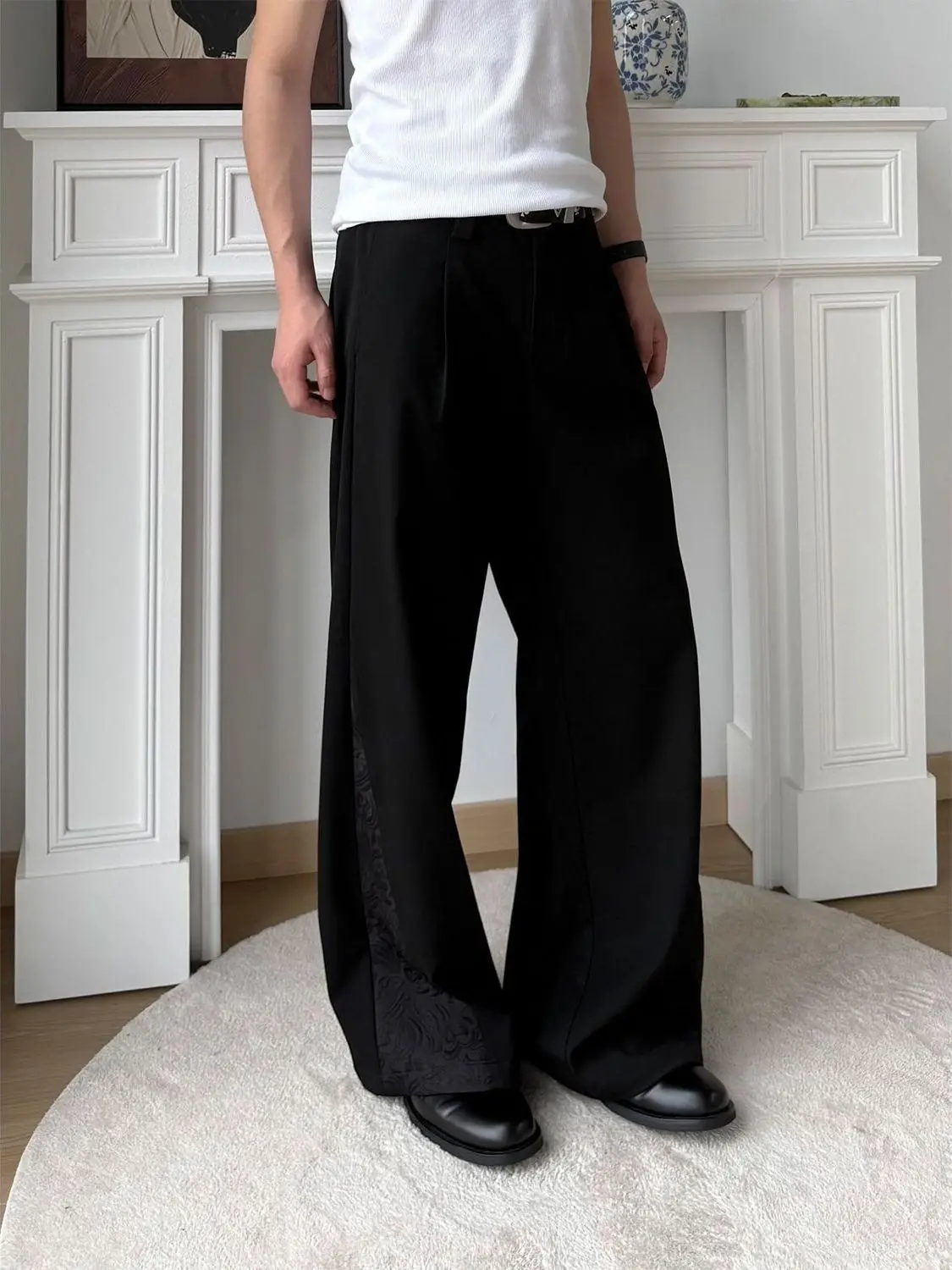 plus Size 300 Pou American Casual Drapey Wide Leg Men's Autumn Winter Cleanfit Straight Casual Pants 2 Loose Fit Trousers
plus Size 300 Pou American Casual Drapey Wide Leg Men's Autumn Winter Cleanfit Straight Casual Pants 2 Loose Fit Trousers
