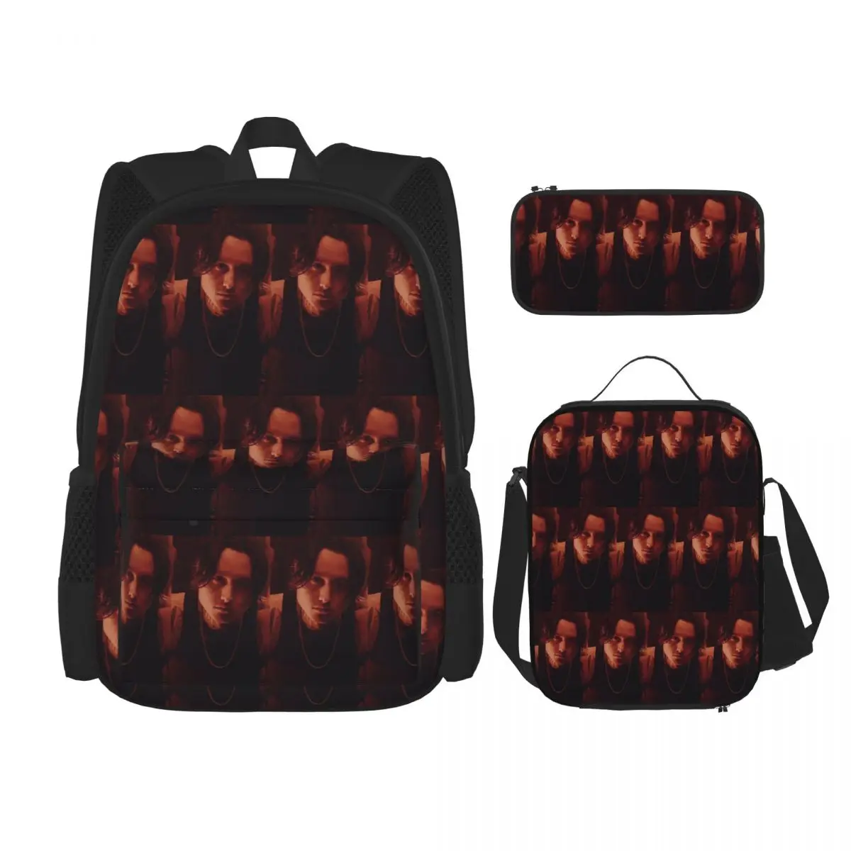 Bad Omens Noah Flannel Rock Music Backpacks Boys Girls Bookbag School Bags Rucksack Lunch Bag Pen Bag Three-Piece Set
Bad Omens Noah Flannel Rock Music Backpacks Boys Girls Bookbag School Bags Rucksack Lunch Bag Pen Bag Three-Piece Set