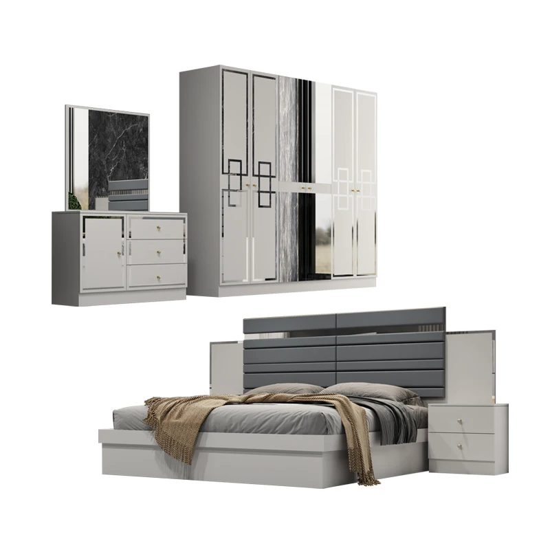 Simple Modern Design Wooden Frame Double Bed Set Home Hotel Queen Bed Wooden MDF
Simple Modern Design Wooden Frame Double Bed Set Home Hotel Queen Bed Wooden MDF