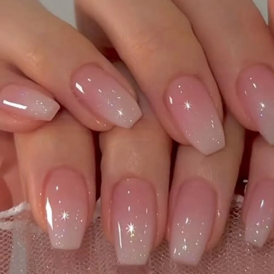 Glitter Ombre Pink Short Coffin Short Coffin Press on Nails Medium Press ons, Medium Square Glue on Nails Fake Nails for Women,
Glitter Ombre Pink Short Coffin Short Coffin Press on Nails Medium Press ons, Medium Square Glue on Nails Fake Nails for Women,