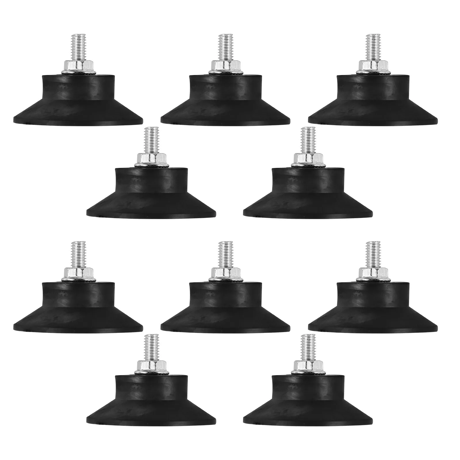 10Pcs Air Compressor Rubber Feet Heavy Duty Shock Absorbing M6 Thread Isolation Pads Anti Vibration Foot Pads for Generators
10Pcs Air Compressor Rubber Feet Heavy Duty Shock Absorbing M6 Thread Isolation Pads Anti Vibration Foot Pads for Generators