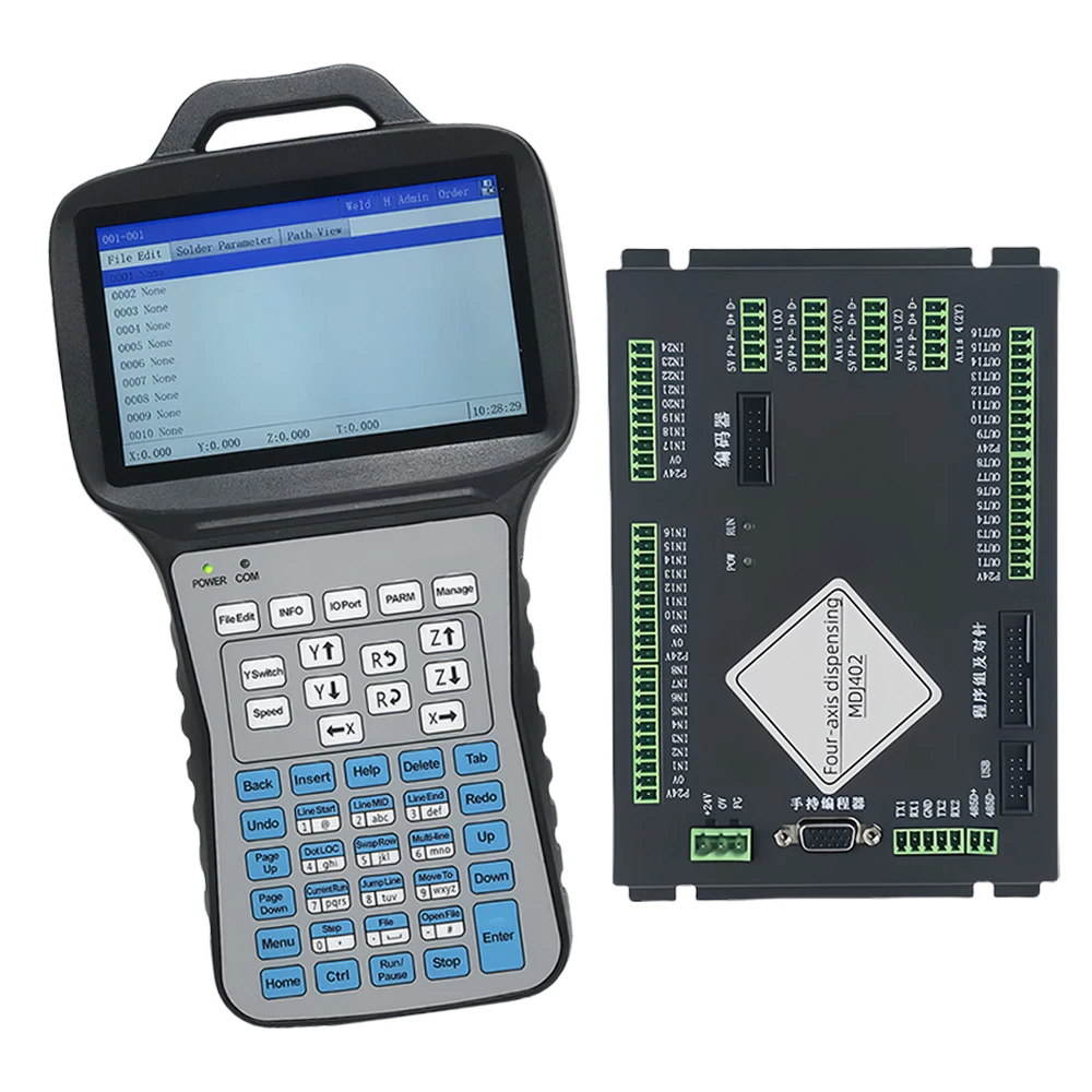 4-осевой и 6-осевой диспенсерный станок, контроллер, система управления сверлами, программирование сенсорного экрана, вставка данных
4-осевой и 6-осевой диспенсерный станок, контроллер, система управления сверлами, программирование сенсорного экрана, вставка данных