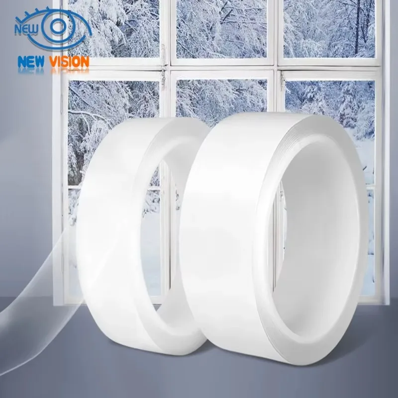 0.5mm Thickness Double-sided Adhesive Nano Tapes Reusable Waterproof Ultra-strong Window Sealing Tape Strip Clear Mounting Tape
0.5mm Thickness Double-sided Adhesive Nano Tapes Reusable Waterproof Ultra-strong Window Sealing Tape Strip Clear Mounting Tape