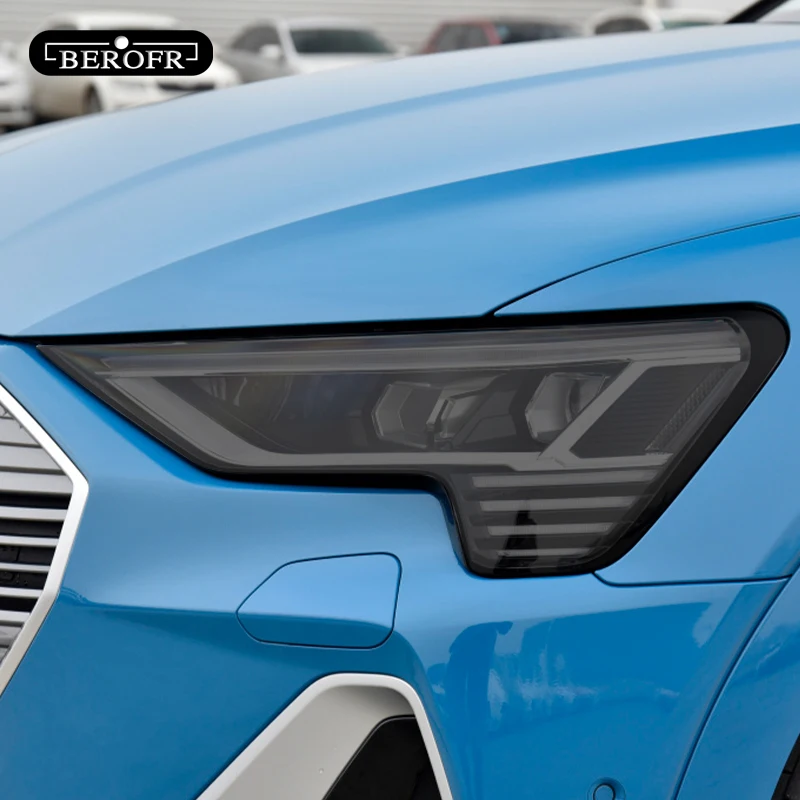Car Headlight Tint Smoke Black Protective Film Protection Transparent TPU Sticker Accessories 2 Pcs For Audi etron Quattro 2020
Car Headlight Tint Smoke Black Protective Film Protection Transparent TPU Sticker Accessories 2 Pcs For Audi etron Quattro 2020