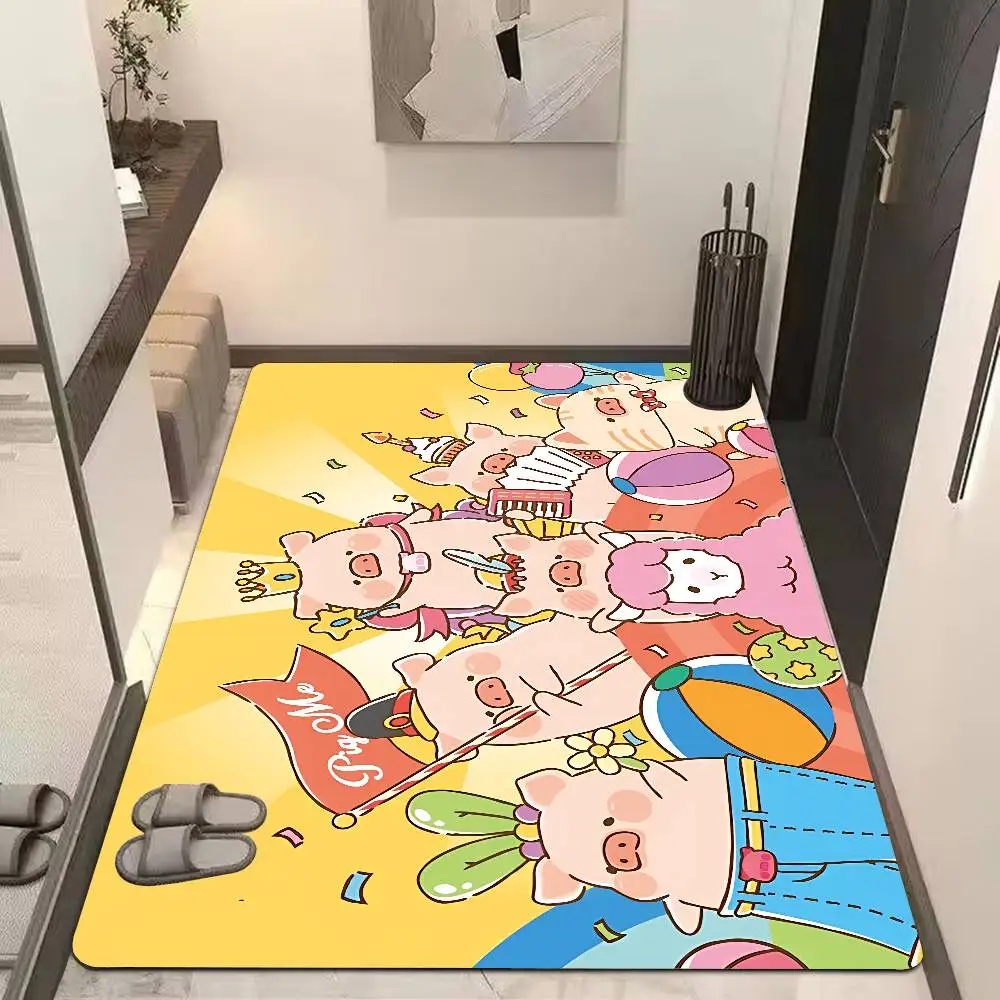 Cute Cartoon L-Lulu The Piggy Kitchen Mat Nordic Style Bedroom Living Room Doormat Home Balcony Anti-Slip Welcome Rug
Cute Cartoon L-Lulu The Piggy Kitchen Mat Nordic Style Bedroom Living Room Doormat Home Balcony Anti-Slip Welcome Rug