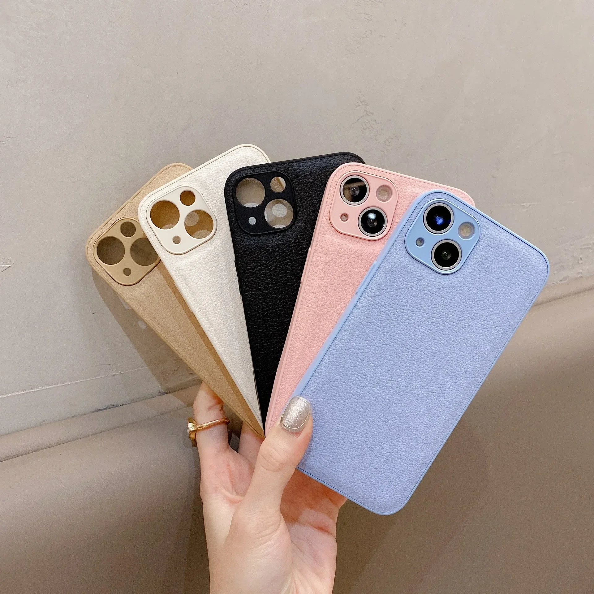 Pure Color PU Leather Phone Case Cover for IPhone 11 12 13 14 15 16 Pro Max Shockproof Case for IPhone 16 Pro Max
Pure Color PU Leather Phone Case Cover for IPhone 11 12 13 14 15 16 Pro Max Shockproof Case for IPhone 16 Pro Max