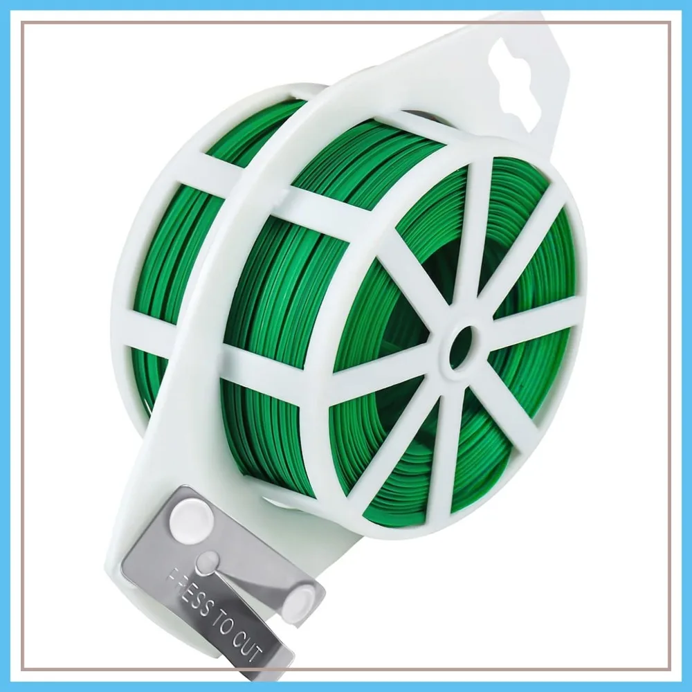 328 Feet Garden Plant Twist Tie with Cutter for Gardening, Home, Office
328 Feet Garden Plant Twist Tie with Cutter for Gardening, Home, Office