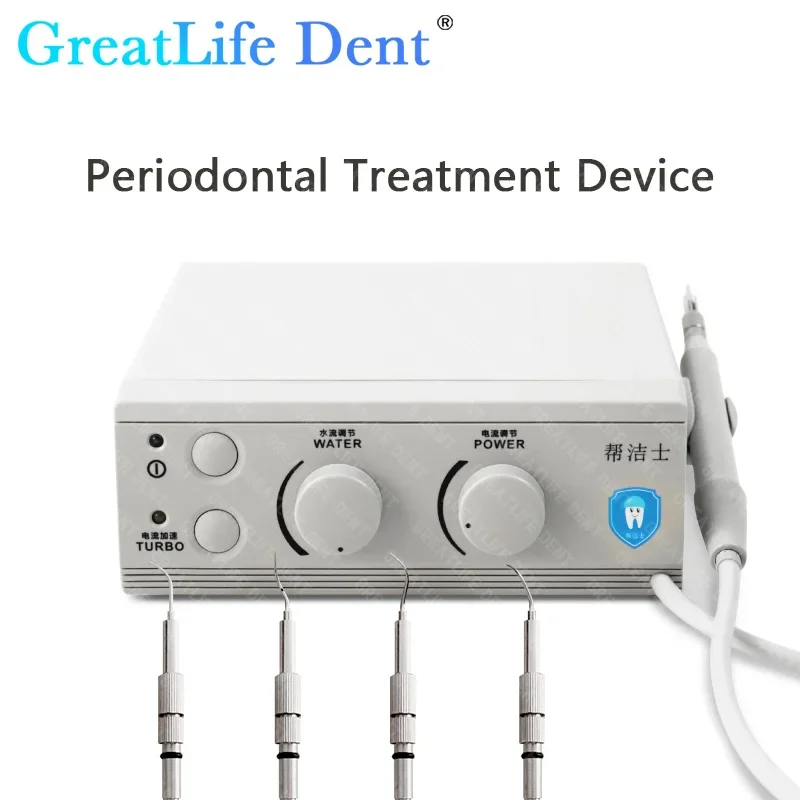 GreatLife Dent Ultrasonic Scaler Machine Periodontal Treatment Device for Remove Dental Plaque And Calculus Teeth Cleaning Tools
GreatLife Dent Ultrasonic Scaler Machine Periodontal Treatment Device for Remove Dental Plaque And Calculus Teeth Cleaning Tools