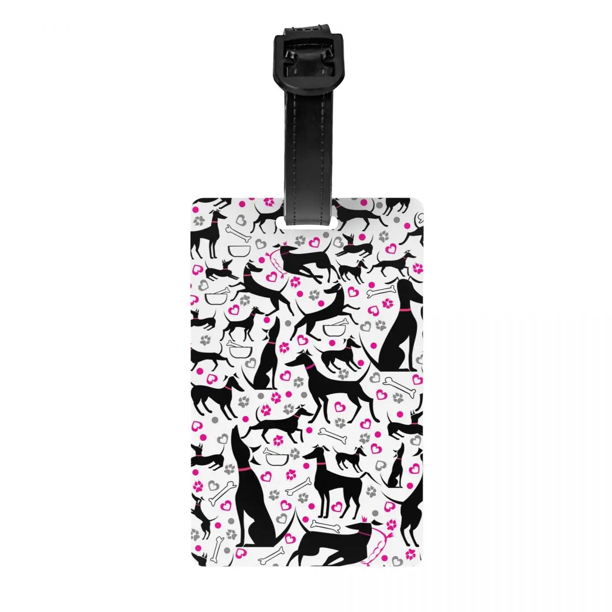 Custom Greyhound Luggage Tag Privacy Protection Whippet Hound Dog Baggage Tags Travel Bag Labels Suitcase
Custom Greyhound Luggage Tag Privacy Protection Whippet Hound Dog Baggage Tags Travel Bag Labels Suitcase